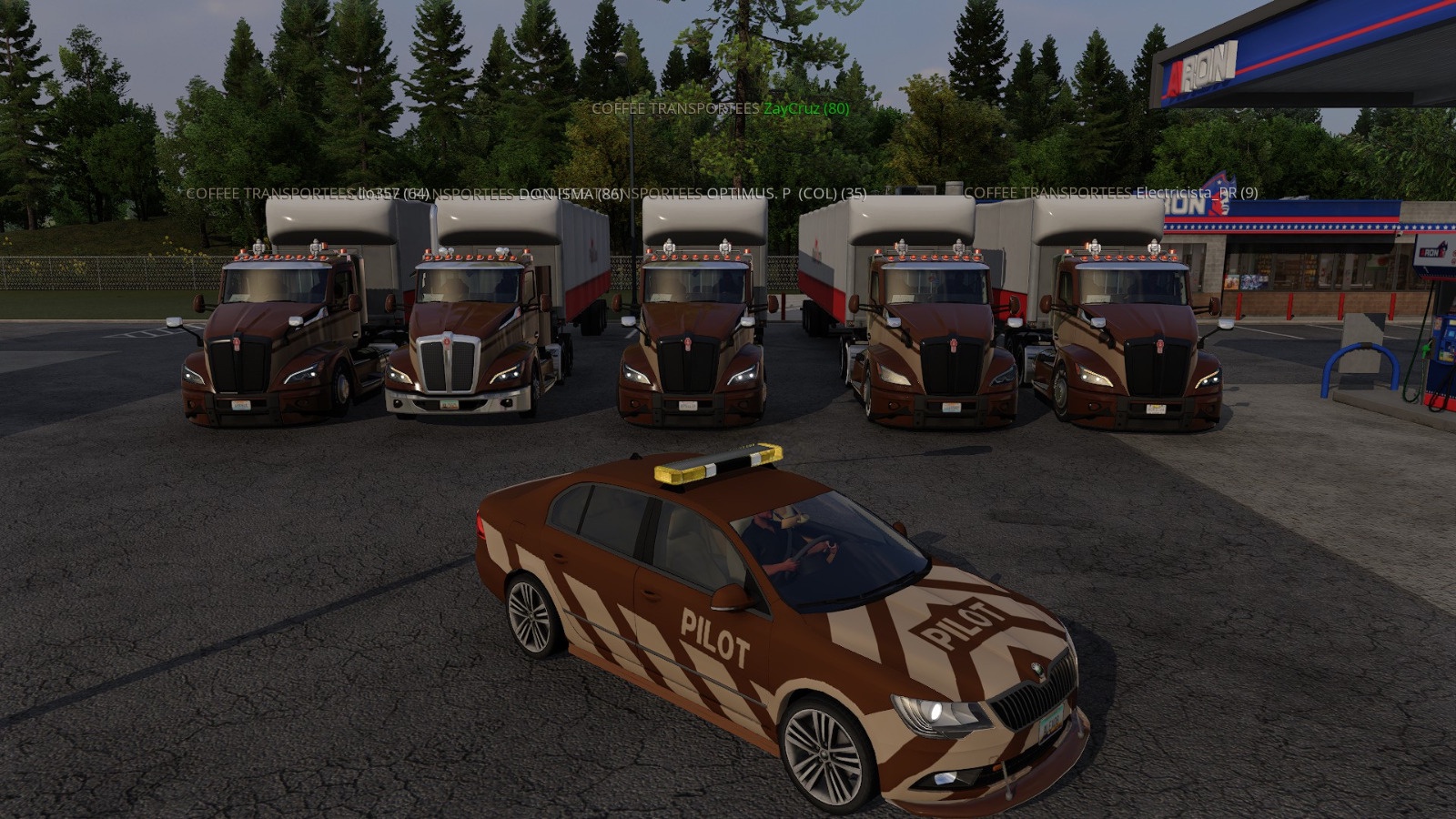 Convoy oficial Coffee Transporttees TruckersMP